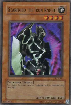 Yugioh! MP Gearfried the Iron Knight - PSV-101 - Super Rare - Unlimited Edition - Image 1