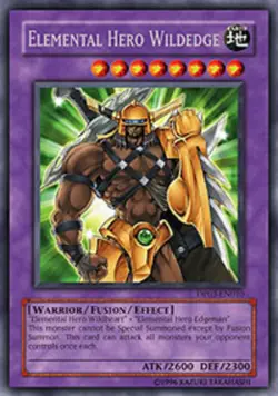 Yugioh! MP Elemental Hero Wildedge - DP03-EN010 - Rare - Unlimited Edition Moder - Image 1