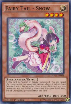 Yugioh! MP Fairy Tail - Snow - MP17-EN091 - Common - 1st Edition Moderately Play - Image 1