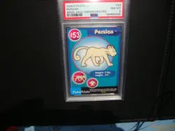 1999 Burger King Pokem Persian UnPerforated card # 53 Psa 8 Nm/Mint - Image 1
