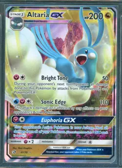 Pokemon Cards - Altaria GX 41/70 - Dragon Majesty - eBay Live 10th Oct 8pm - Image 1