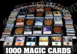 1000 MAGIC THE GATHERING MTG Cards With 100 Lands! FOILS & RARES INCLUDED! - Image 1