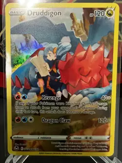 Druddigon TG09/TG30 Full Art NM/M Silver Tempest Pokemon Card - Image 1