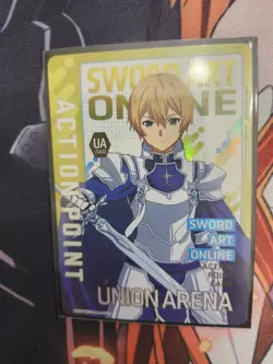 Eugeo foil Action Point card (AP09 Sword Art Online) Union Arena - Image 1