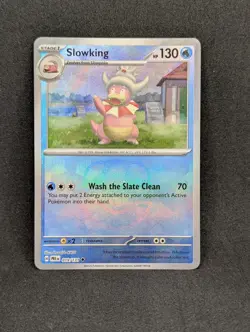 Pokemon Card TCG: Slowking Prismatic Evolutions 019/131 MASTERBALL PATTERN NM - Image 1