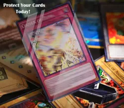 1000ct Clear Card Sleeves Perfect Fit for Yu-Gi-Oh Game Cards 59 mm x 87mm " - Image 2