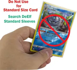 1000ct Clear Card Sleeves Perfect Fit for Yu-Gi-Oh Game Cards 59 mm x 87mm " - Image 3