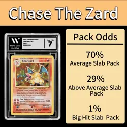 (1) Mystery Pokemon Graded Card Slab Pack! Brand New! Charizard Chase! 22 - Image 3