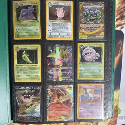 Pokemon Binder Lot Of Cards Alt Arts First Editions Shadowless Mega Etc - Image 1
