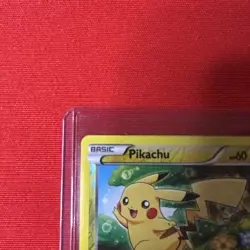 Pikachu Common Reverse Holo Pokemon Card 2014 XY - Furious Fists 27/111 NM - Image 4