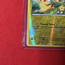 Pikachu Common Reverse Holo Pokemon Card 2014 XY - Furious Fists 27/111 NM - Image 5