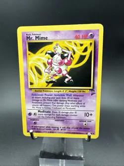 Pokemon TCG Mr. Mime Base Set 2 Card 27/130 Regular Vintage Card - Image 1