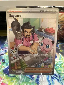 Pokemon Card Saguaro 270/193 Special Illustration Rare Paldea Evolved Near Mint - Image 1