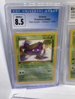 5 Vintage 1999 & 2000 Mixed Pokemon Card Lot Team Rocket CGC & More Graded Lot - Image 2