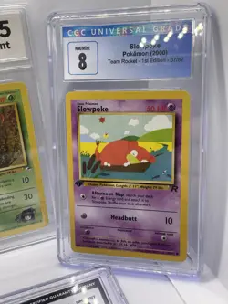 5 Vintage 1999 & 2000 Mixed Pokemon Card Lot Team Rocket CGC & More Graded Lot - Image 4