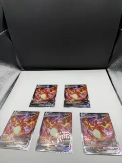 pokemon Charizard VMAX SWSH261 5 card lot - Image 1