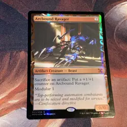 Arcbound Ravager X1 Mtg Kaladesh Masterpiece Invention Nm Foil - Image 1