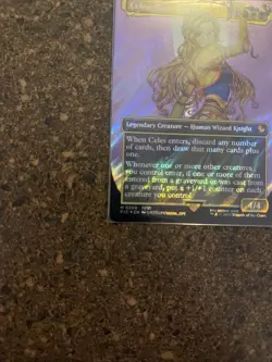 Celes, Rune Knight (Borderless) (Surge Foil) Commander: Final Fantasy Foil - Image 2