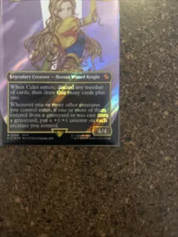 Celes, Rune Knight (Borderless) (Surge Foil) Commander: Final Fantasy Foil - Image 3