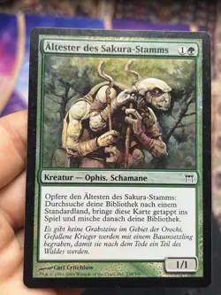 GERMAN Foil Sakura Tribe-elder • Champions Of Kamigawa • Mtg (2081) - Image 1
