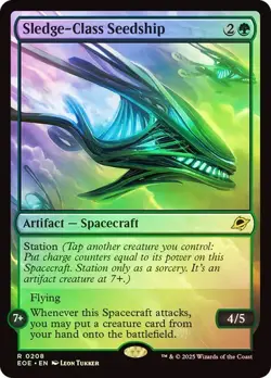 MTG - Sledge-Class Seedship - Foil - Edge of Eternities - Magic the Gathering - Image 1