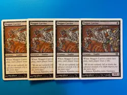 MTG 4x Maggot Carrier Core Set 8th Edition Pauper Magic the Gathering x4 LP - Image 1