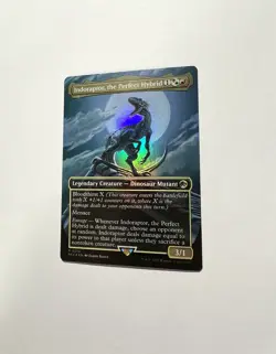 MTG - Indoraptor, the Perfect Hybrid - FOIL NM - REX #0015 - FAST SHIPPING - Image 3