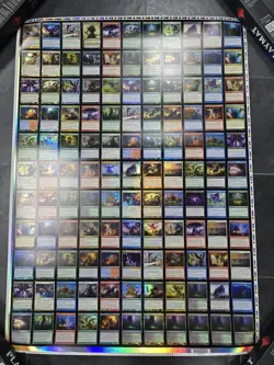 MTG Magic The Gathering Journey Into Nyx Foil Mythic & Rares Uncut Sheet - Image 1