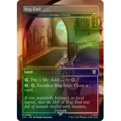 FOIL Extended Art - Bag End - Box Toopper - MtG LOTR Lord of the Rings - NM - Image 1