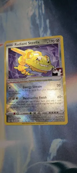 Radiant Steelix (Stamped) - 124/196 (Prize Pack Series Cards) - Near Mint NM - Image 3