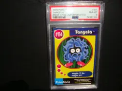 1999 Burger King Pokemon Tangela UnPerforated card # 1114 Psa 8 Nm/Mint - Image 1