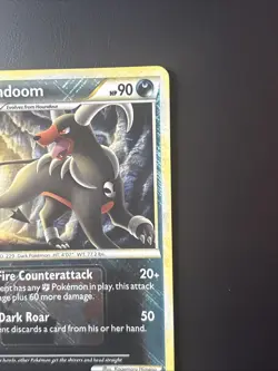 Pokemon TCG - Houndoom 5/90 Stamped Cross Hatch Holo League Promo - Image 3