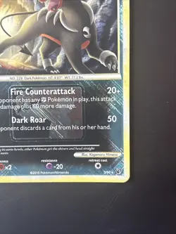 Pokemon TCG - Houndoom 5/90 Stamped Cross Hatch Holo League Promo - Image 4