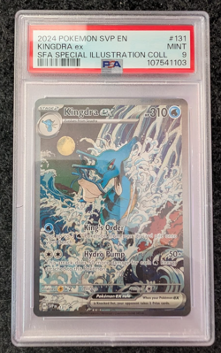 2024 POKEMON SVP PROMO SPECIAL ILLUSTRATION COLLECTION #131 KINGDRA EX PSA 9 - Image 1