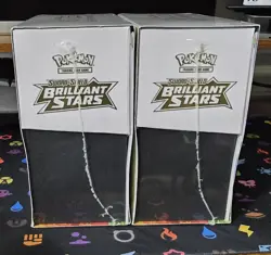 x2 Brilliant Stars ETB Sealed - Pokemon Sword & Shield - Elite Trainer Box - Image 2
