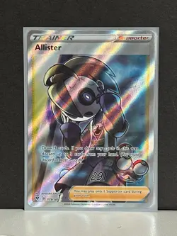 Pokemon TCG Allister - 179/185 Vivid Voltage Full Art Ultra Rare Holo NM/M - Image 1