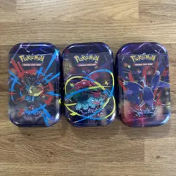 Pokemon TCG Mega Evolution Mini Tin x3 🔥 BRAND NEW FACTORY SEALED ✅ - Image 1