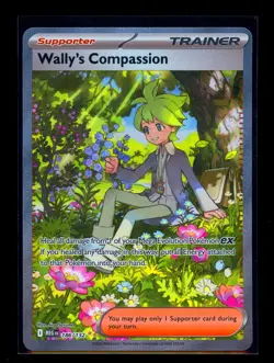 Wally's Compassion 186/132 - SIR - Mega Evolution Base Set - Pokemon TCG - Image 1