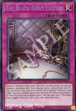 Yugioh! Mega Tins 2025 1x PScR The Black Goat Laughs - Image 1