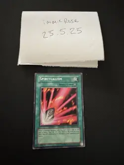 YuGiOh! Spiritualism Fairy Meteor Crush Misprint DB1-EN178 double stamp - Image 1