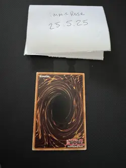 YuGiOh! Spiritualism Fairy Meteor Crush Misprint DB1-EN178 double stamp - Image 3