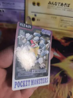 Pokemon Karte Card japanese carddass Pocket monsters 1997 Golem Geowaz Exc - Image 3