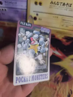 Pokemon Karte Card japanese carddass Pocket monsters 1997 Golem Geowaz Exc - Image 5