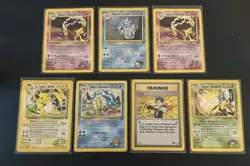 Pokemon Gym Challenge Holo 7 Card Lot - Image 1