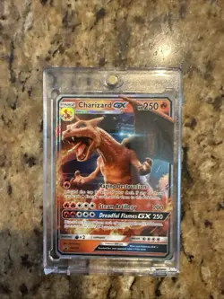 Pokemon TCG Charizard GX SM195 Regular + Jumbo Size Card - Never Played Mint - Image 2