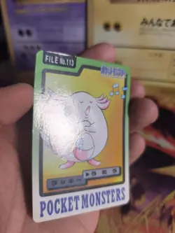 Pokemon Karte Card japanese carddass Pocket monsters 1997 Chansey Chaneira NM- - Image 5