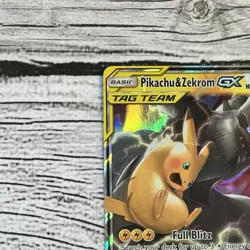Pokemon Card TCG Pikachu & Zekrom GX 33/181 Tag Team Sm-Team Up Holo - NM - Image 4