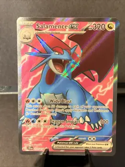 Pokemon TCG Salamence ex Ultra Rare SV09: Journey Together 177/159 NM/M Card - Image 1