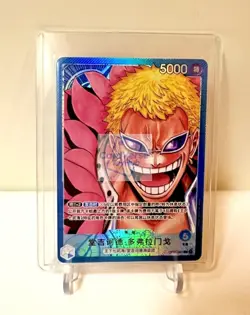 IN STOCK One Piece Chinese Romance Dawn Doflamingo OP01-060 Alt Art NM TCG Card - Image 1