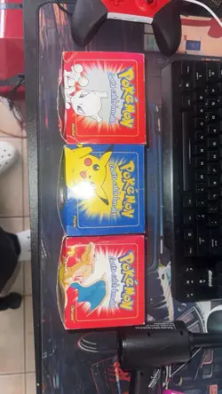 1999 Burger King/Nintendo Pokemon 23K Gold Plated Trading Card Set of 3 NIB - Image 1